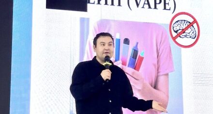 Кушубеков Дастан Касымович провёл профилактическую лекцию на тему: «Электронные сигареты