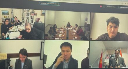 Ректор КГМА приняла участие в заседании кыргызско-индийской рабочей группы