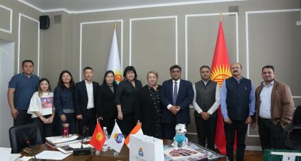 Официальный визит: Ректор КГМА встретилась с Послом Индии