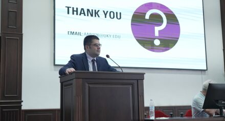 Медицинской школы Университета Кентукки  выступил с лекцией в КГМА