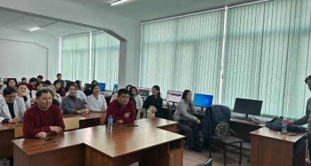 Лекция на тему «Методы очистки поверхностных вод» в Кыргызском национальном университете