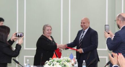 Подписание соглашения между  КГМА и американской  компанией "UpToDate"