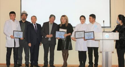 Группа студентов  КГМА заняли третье место на конкурсе «Тилим менен улутмун»